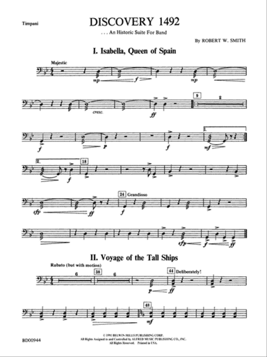 Discovery 1492: Timpani