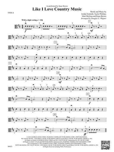 Like I Love Country Music: Viola