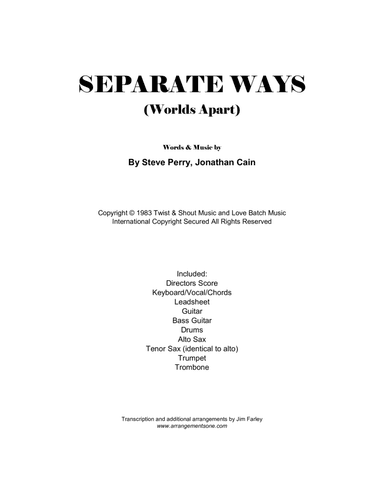 Separate Ways (worlds Apart)