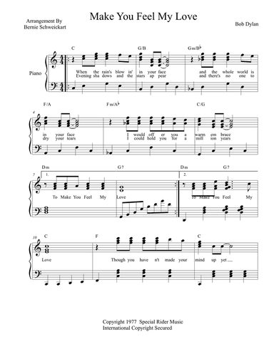 Make You Feel My Love