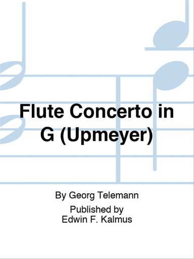 Flute Concerto in G (Upmeyer)