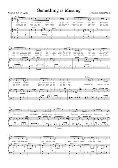 Something is Missing