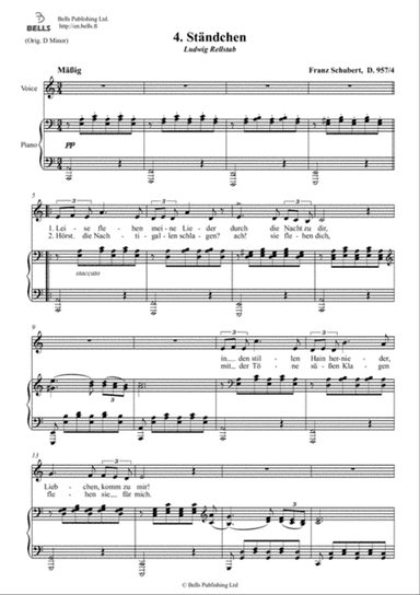 Standchen, D. 957 No. 4 (A minor)