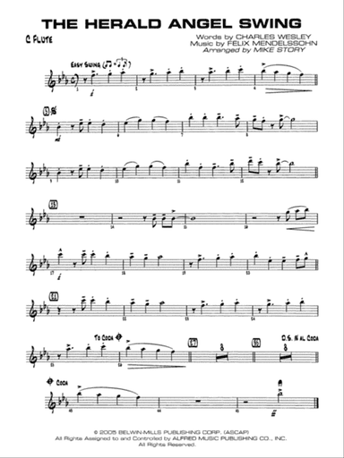 The Herald Angels Swing: Flute