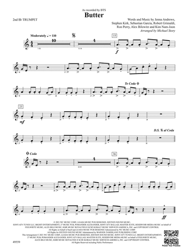 Butter: 2nd B-flat Trumpet