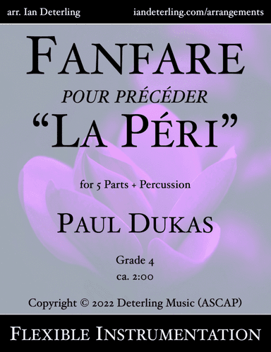 Fanfare pour précéder "La Péri" (arr. for flexible instrumentation)