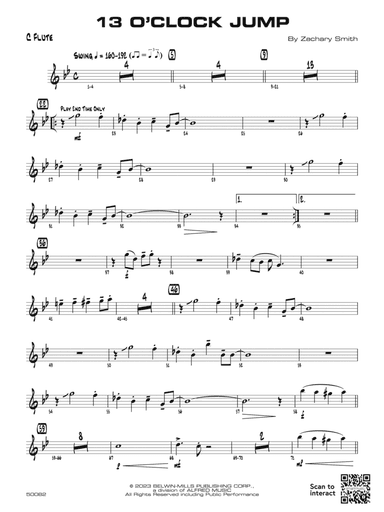 13 O'Clock Jump: Flute
