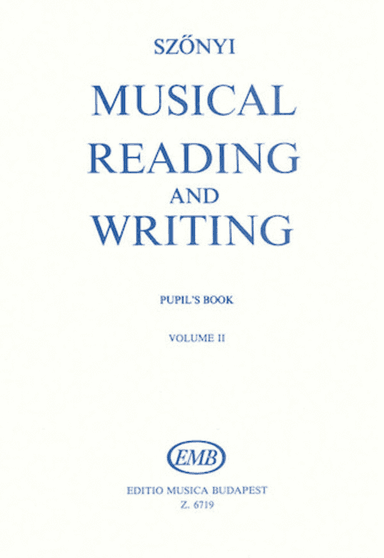 Musical Reading & Writing – Exercise Book Volume 2