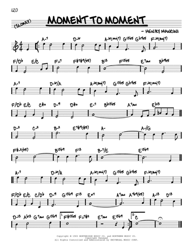 Moment To Moment (arr. David Hazeltine)