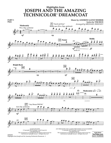 Highlights from Joseph and the Amazing Technicolor Dreamcoat - Pt.1 - Flute
