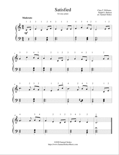 Satisfied - for easy piano
