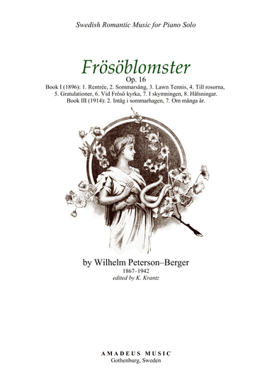 Frösöblomster Op. 16 book 1 (complete) for piano solo (A4)