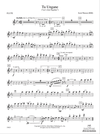 Tu Ungane: Flute