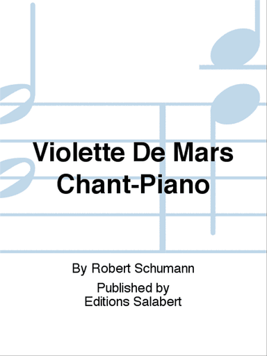 Violette De Mars Chant-Piano
