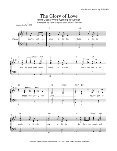 The Glory Of Love
