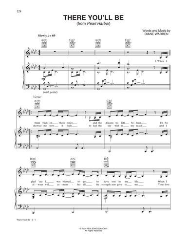 There You'll Be (from Pearl Harbor)