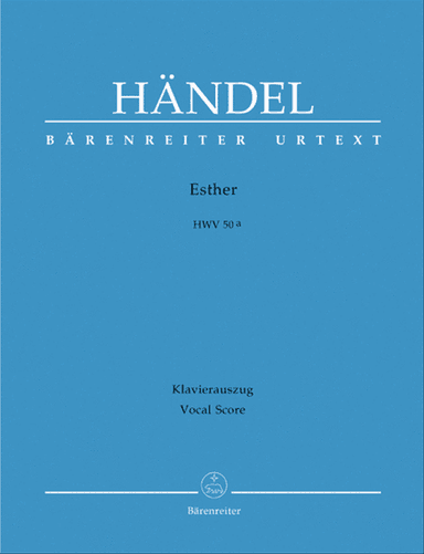 Esther HWV 50a