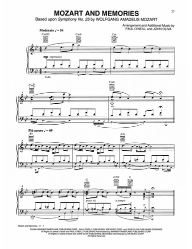 Mozart And Memories