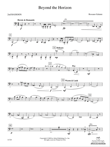 Beyond the Horizon: 2nd Bassoon