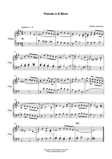 Prelude in E Minor