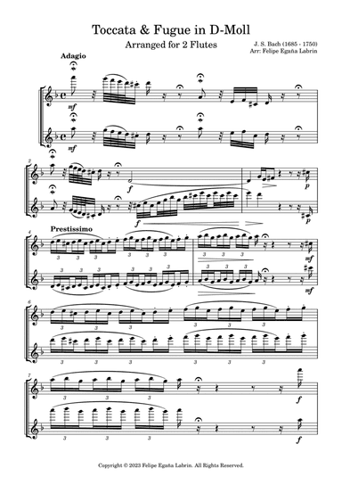 Toccata and Fugue in d minor BWV 565