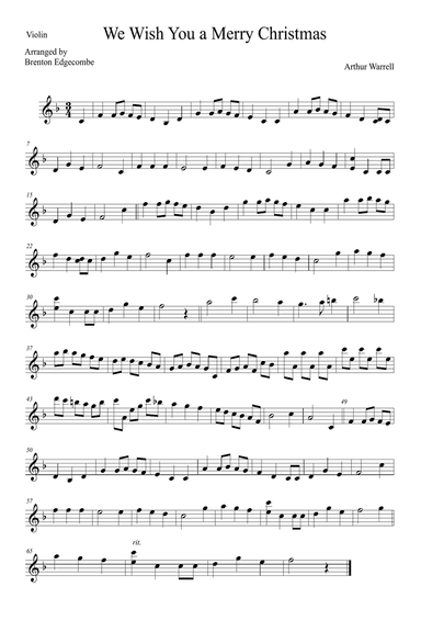 We Wish You a Merry Christmas