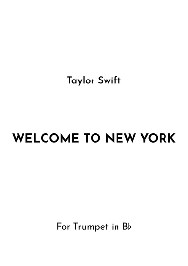 Welcome To New York