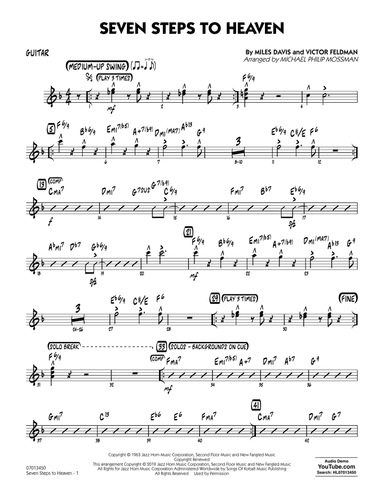 Seven Steps to Heaven (arr. Michael Philip Mossman) - Guitar
