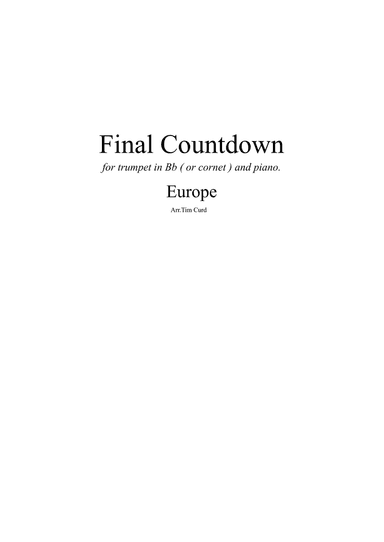 Final Countdown