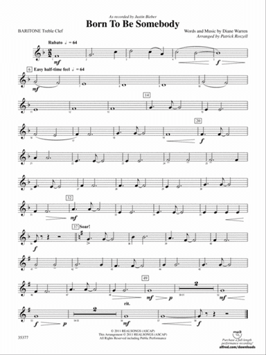 Born to be Somebody: (wp) Baritone T.C.
