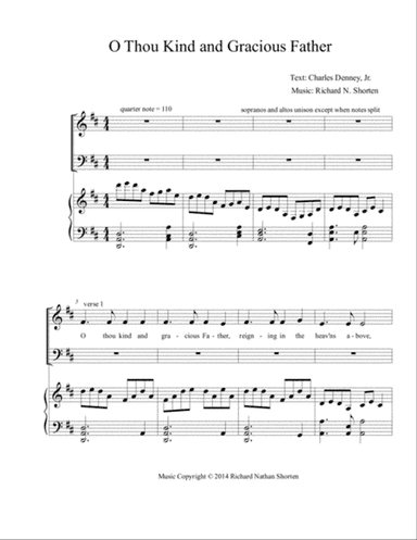 O Thou Kind and Gracious Father