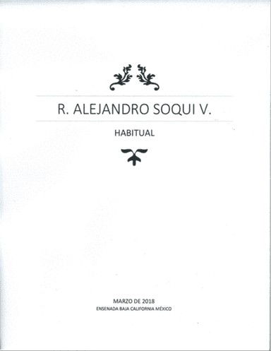 Habitual - Alejandro Soqui