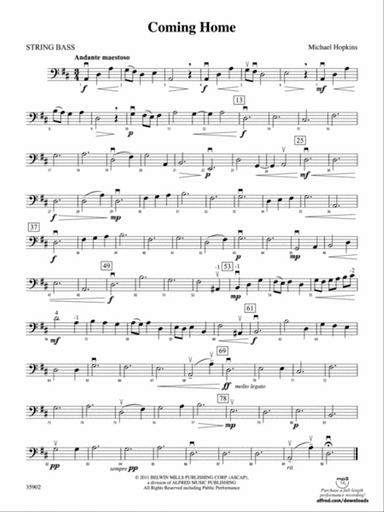 Coming Home: String Bass