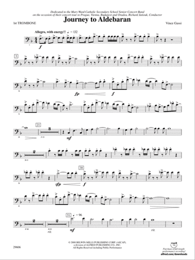 Journey to Aldebaran: 1st Trombone