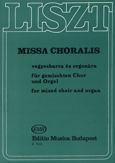 Missa choralis für gem. Chor und Orgel