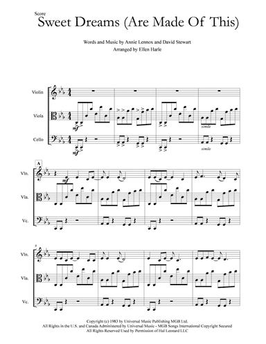 Sweet Dreams (Are Made Of This)