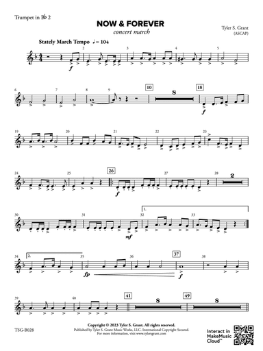 Now & Forever: 2nd B-flat Trumpet