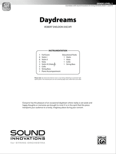 Daydreams: Score