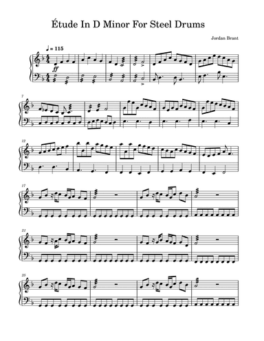 Étude For Steel Drums