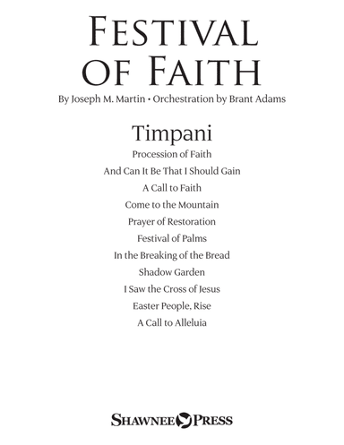 Festival of Faith - Timpani
