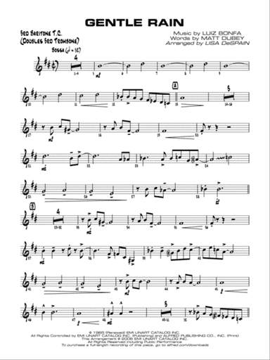 Gentle Rain: 3rd Baritone T.C.
