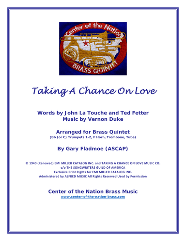 Taking A Chance On Love