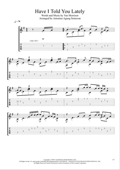 Have I Told You Lately