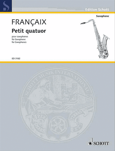 Petit Quatuor pour Saxophones