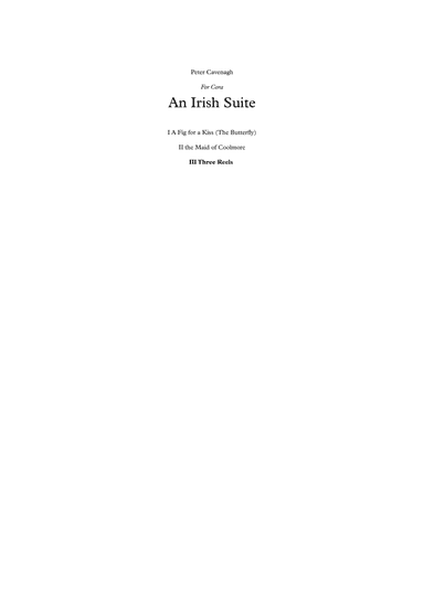 An Irish Suite III - Three Reels