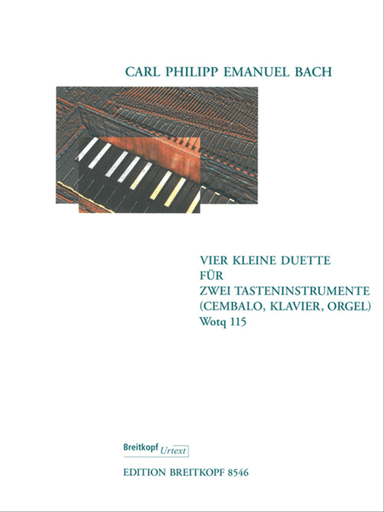 4 Small Duets for 2 Keyboard Instruments Wq 115