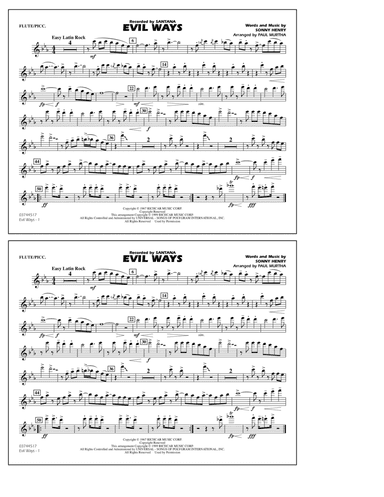 Evil Ways (arr. Paul Murtha) - Flute/Piccolo