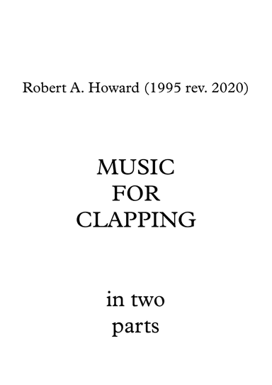 Music for Clapping