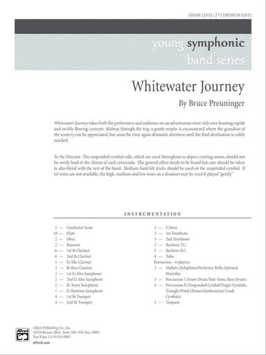 White Water Journey: Score