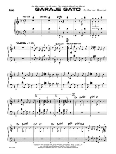 Garaje Gato: Piano Accompaniment